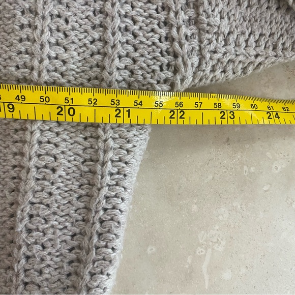 Cupcakes and Cashmere Beige Button Front V Neck Womens Size XL Chunky Cardigan - Picture 10 of 14